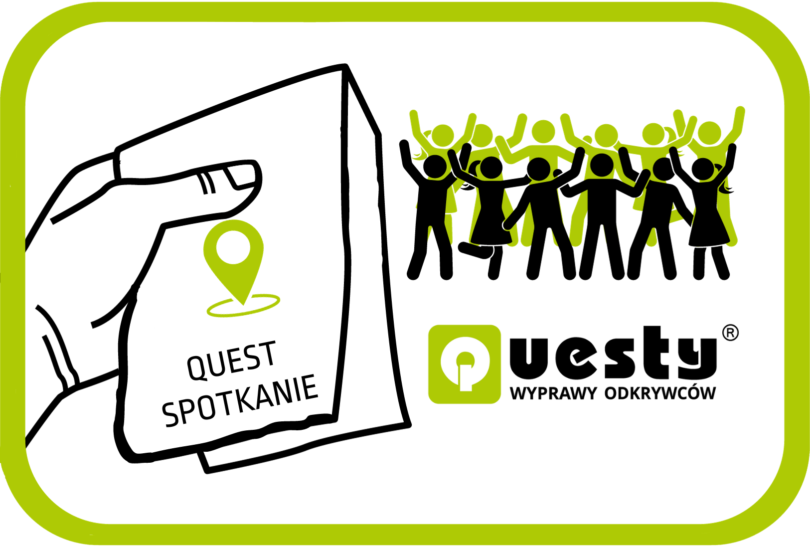 Inauguracja questu prowadzącego na Dzikowiec Wielki (Boguszów-Gorce, woj. dolnośląskie)