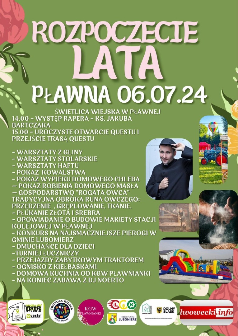 6 lipca - 14.00 - Otwarcie gry terenowej w Pławnej (dolnośląskie) - 2