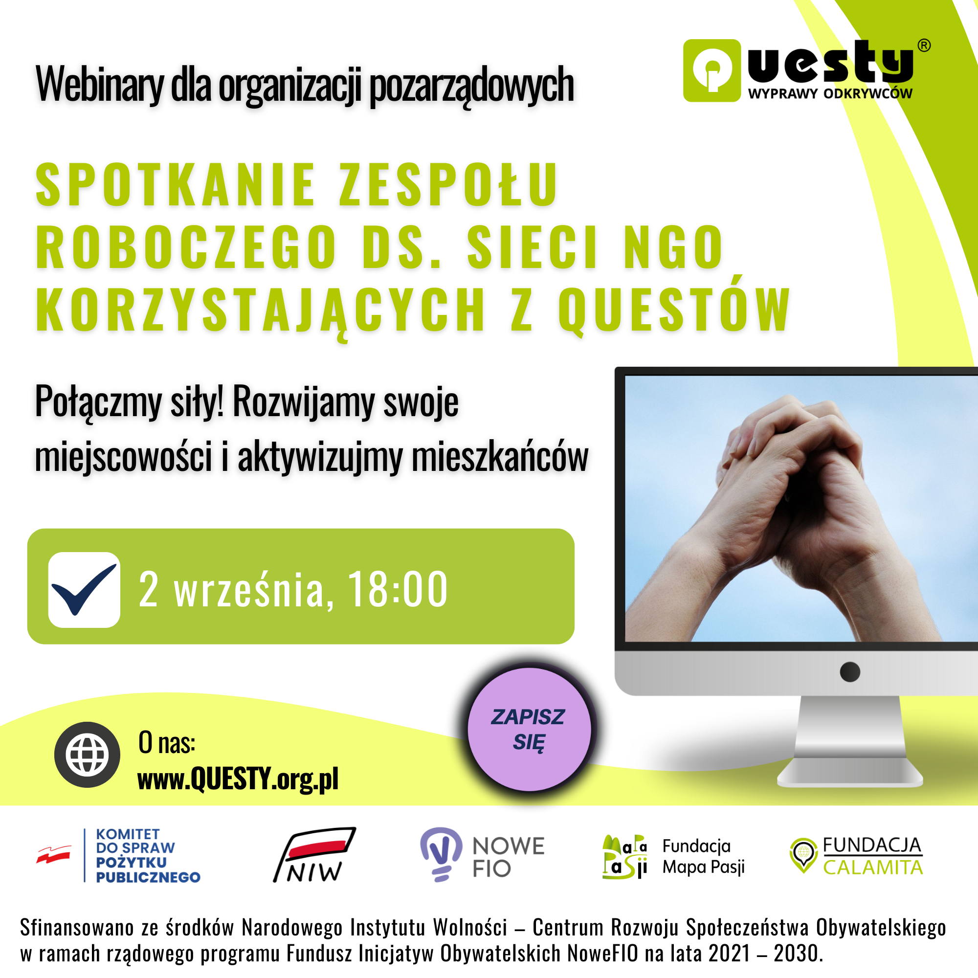 Spotkanie zespołu roboczego ds. sieci NGO korzystających z questów