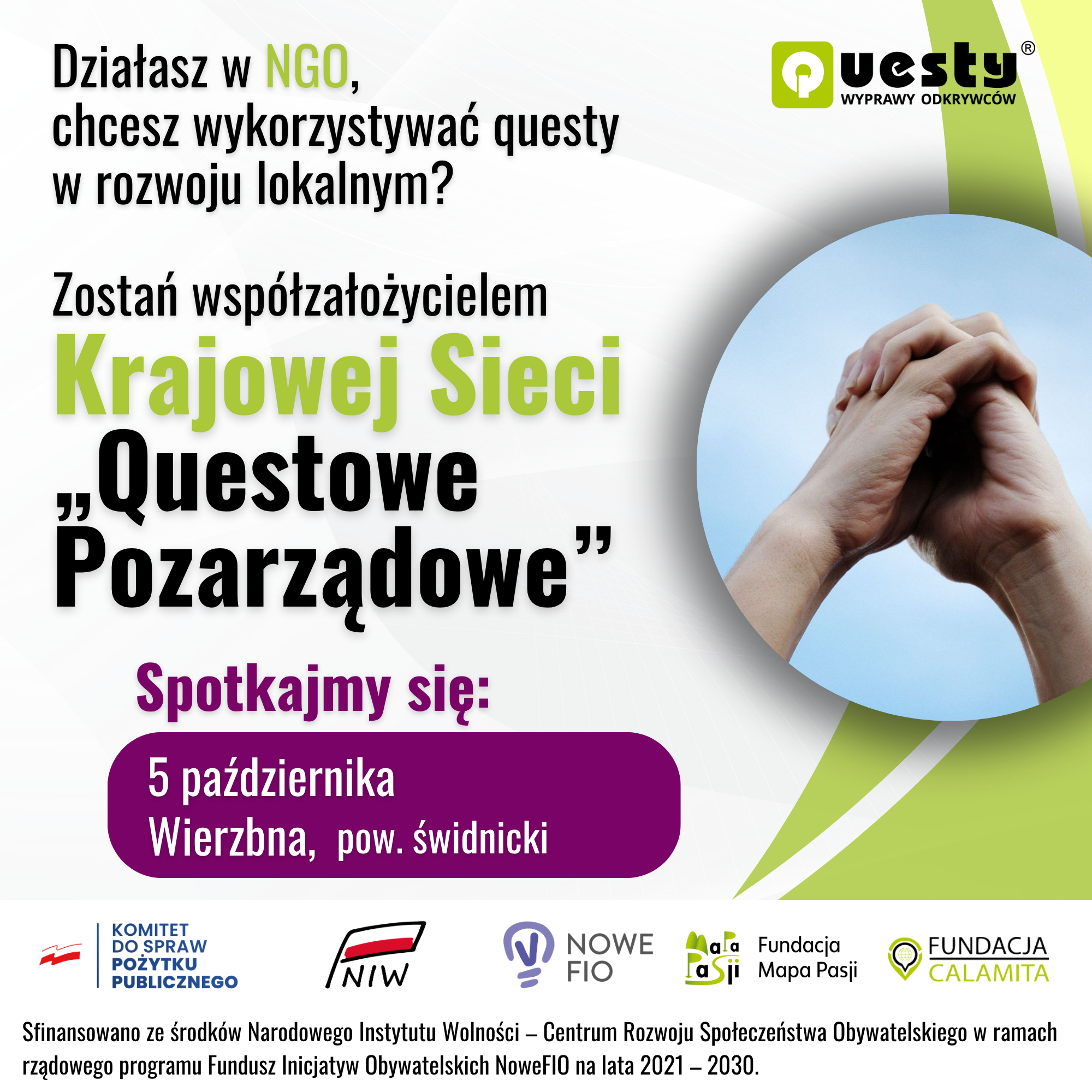 Powstaje Krajowa Sieć „Questowe Pozarządowe” – dołącz do nas 5 października.