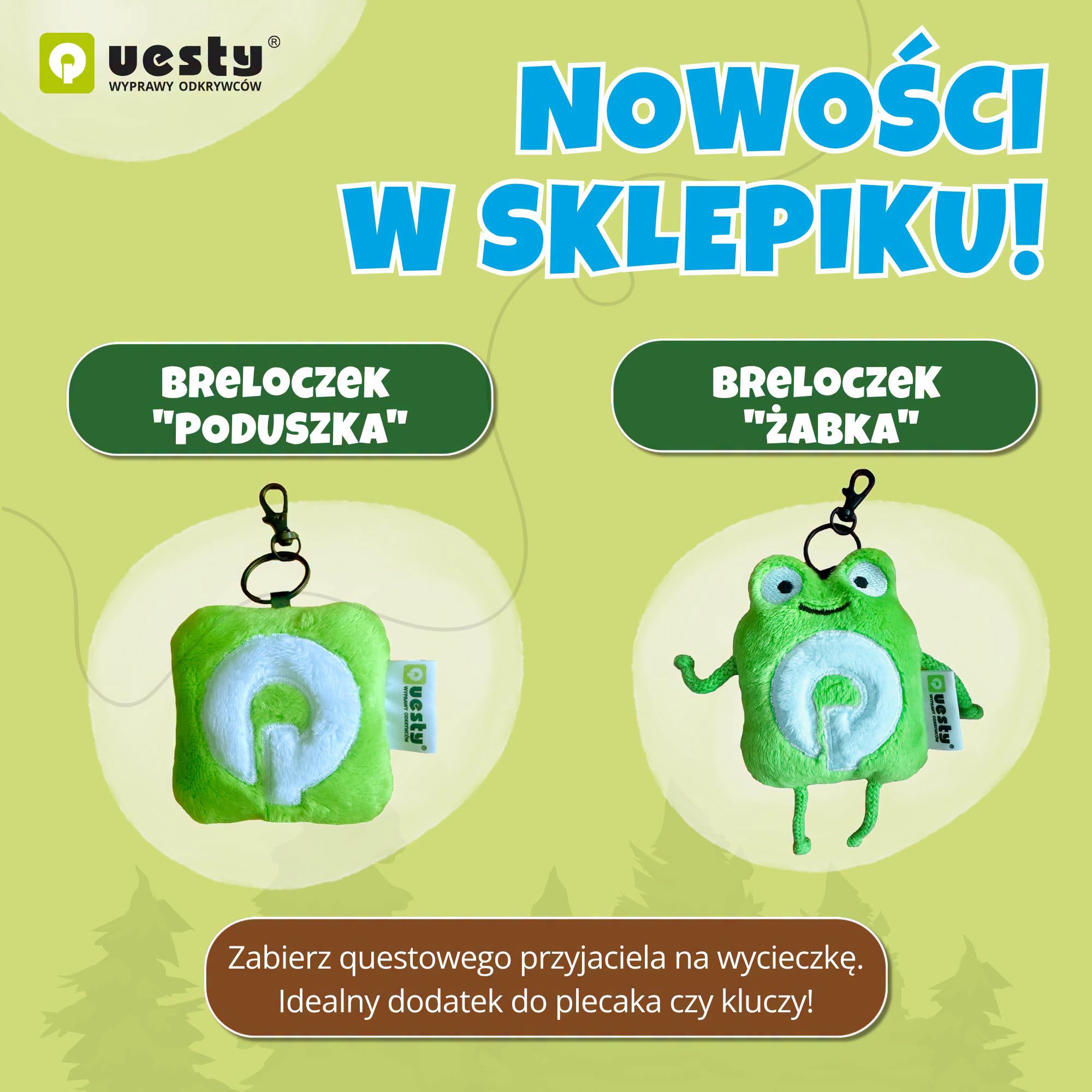 Nowe breloki w sklepiku Questów