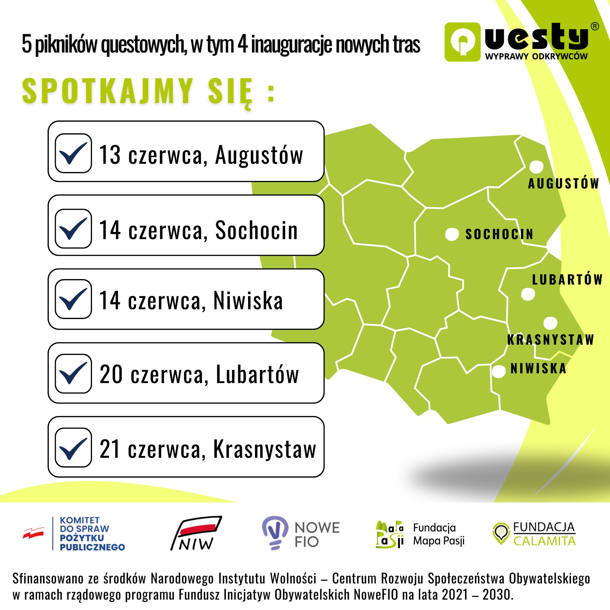 Przed nami 5 pikników questowych