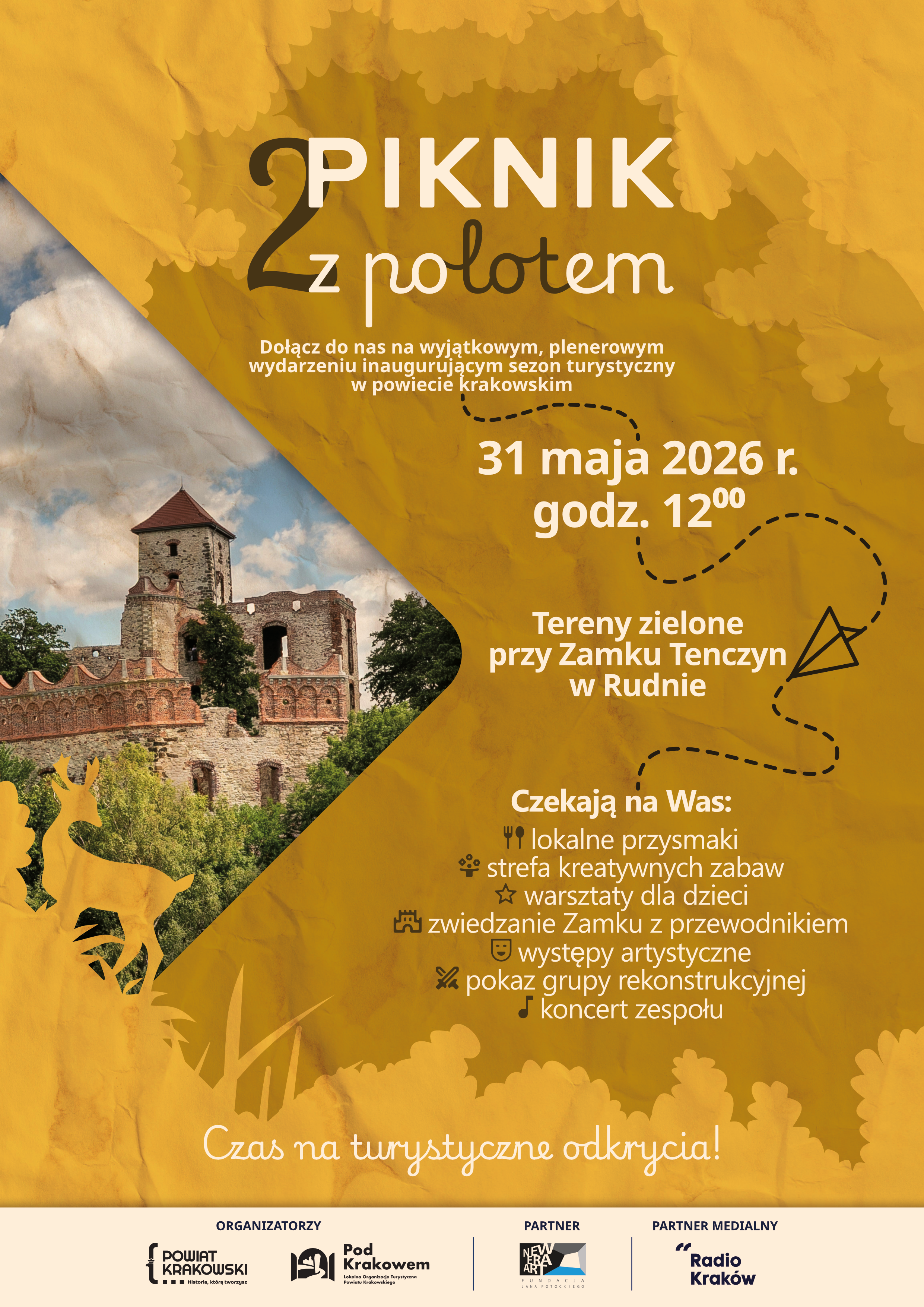 Piknik z poLOTem otwiera sezon turystyczny w powiecie krakowskim