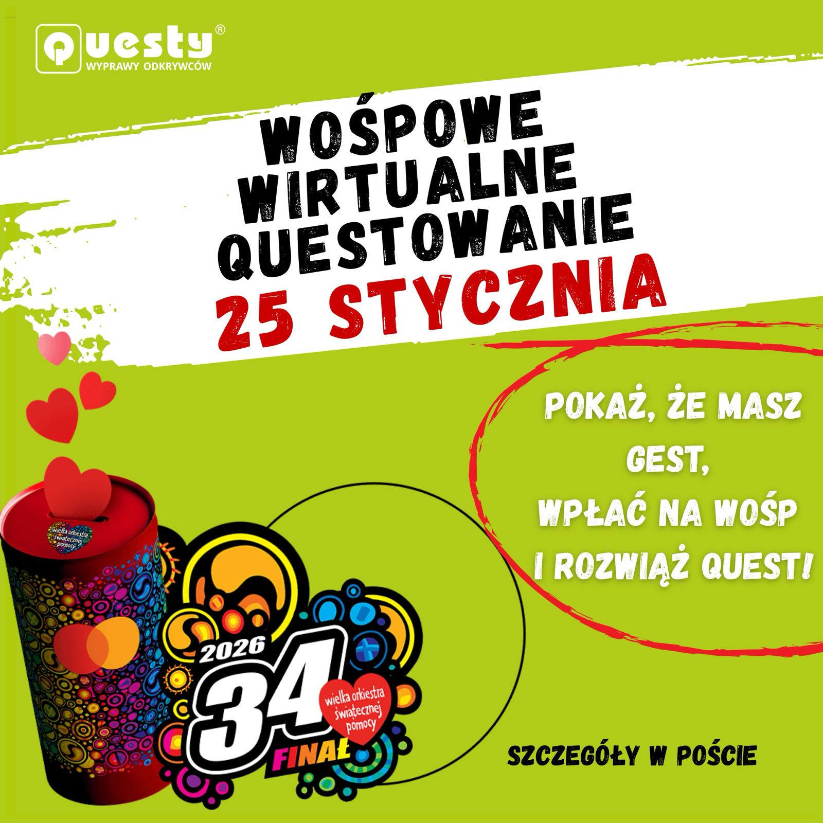 WOŚPowe wirtualne questowanie