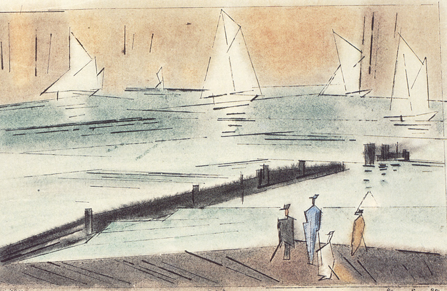 Lyonel Feininger - malarz Mrzeżyna - 1
