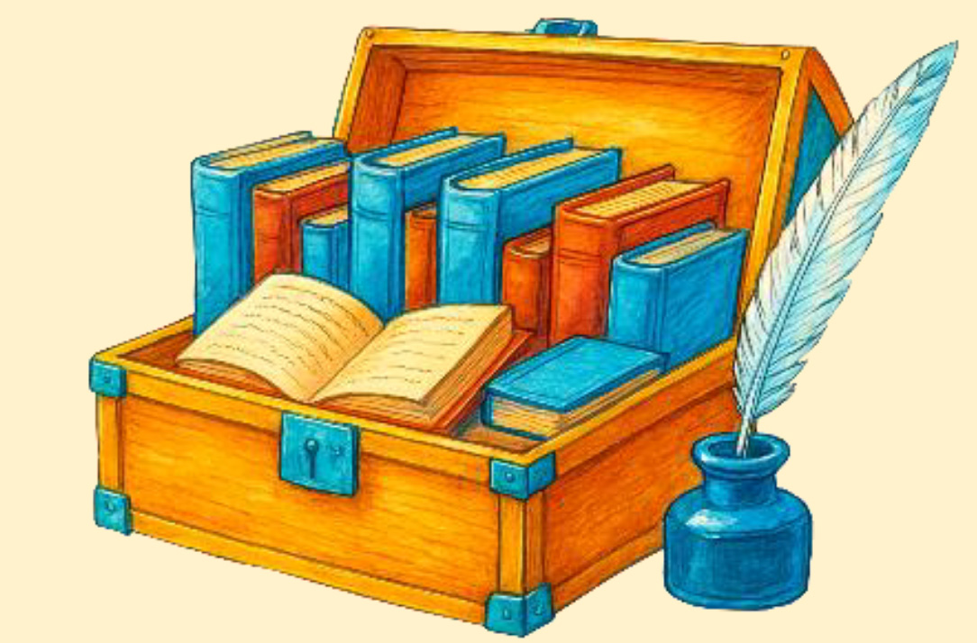 Skarby w bibliotece skrywane