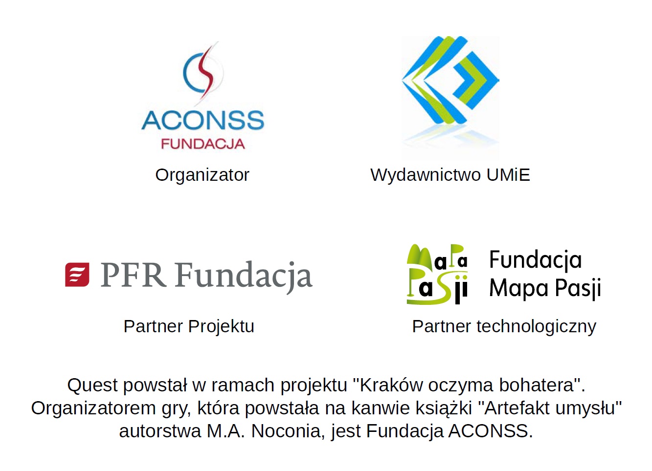 Kraków oczyma bohatera. Rozpoznanie