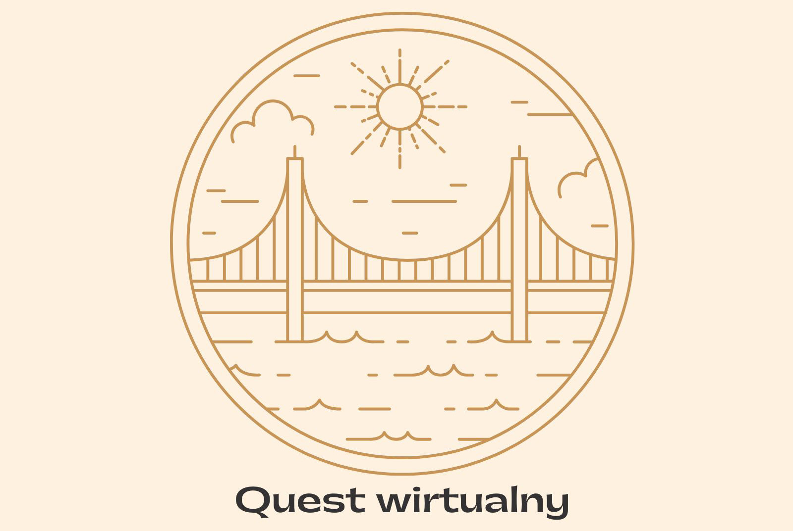 Gdzie do skarbu? Na wprost, a dokładnie przez most! Quest wirtualny - 1
