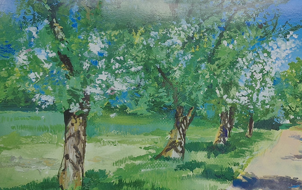 Jabłoniowe aleje w Chalinie - 1