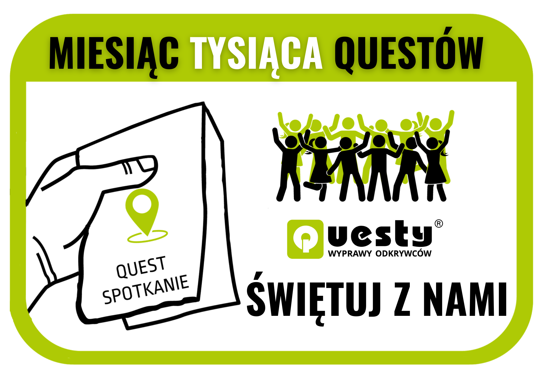 Miesiąc 1000 Questów - Inauguracja questu w Iłowej "Kto pracuje w szkole" (lubuskie) - 1